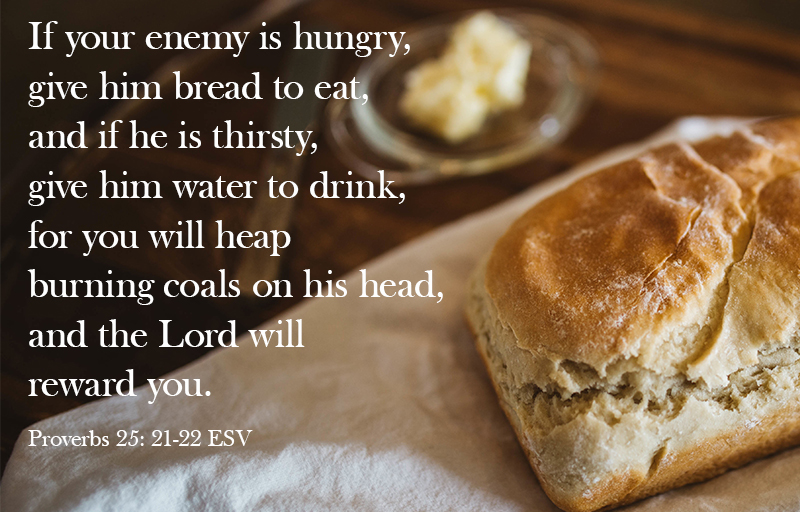 Proverbs 25:21-22
