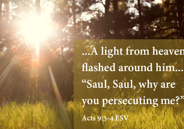 Acts 9:3-4