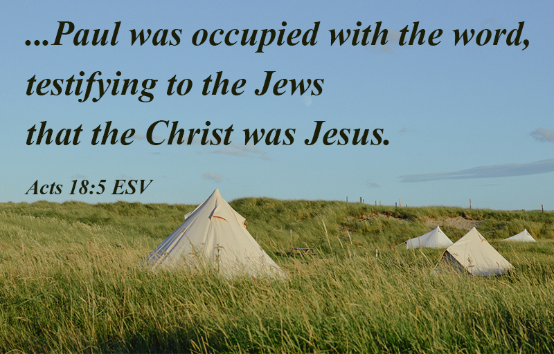 Acts 18:5