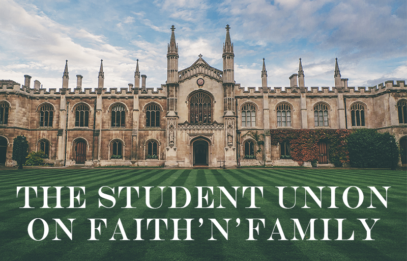 Student Union on Faith'n'Family