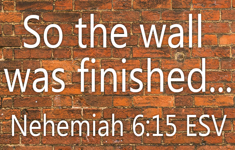 Nehemiah 6:15