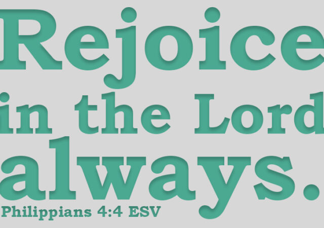 Philippians 4:4