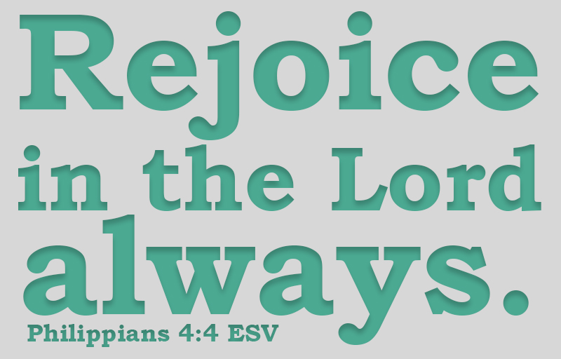 Philippians 4:4