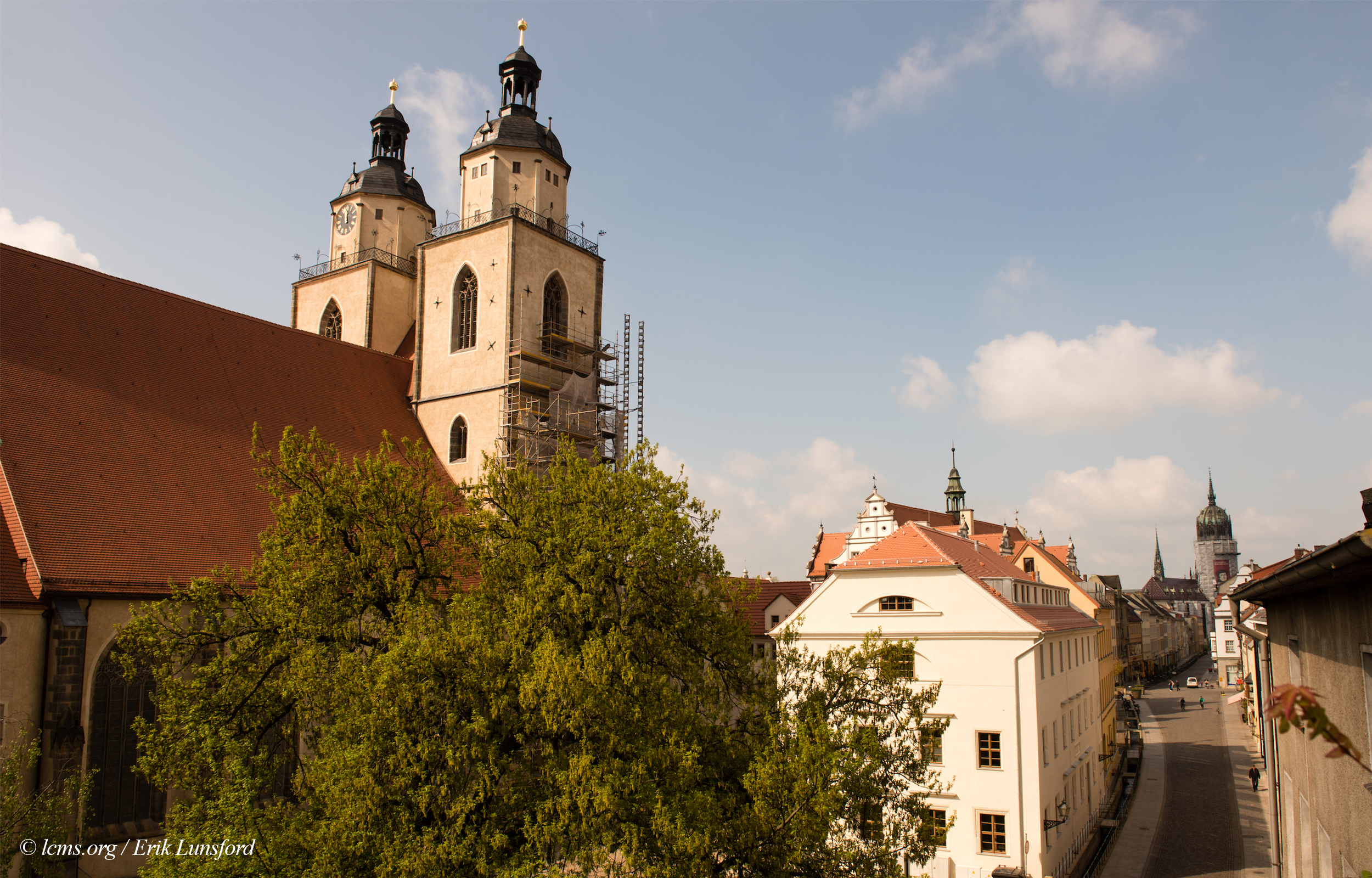 The International Lutheran Center at the Old Latin School on Sunday, May 3, 2015, in Wittenberg, Germany. The building is the culmination of the joint effort by the LCMS, the Independent Evangelical Lutheran Church (SELK), and the International Lutheran Society of Wittenberg (ILSW), to establish a distinctly Lutheran presence in the very cradle of the Reformation. LCMS Communications/Erik M. Lunsford