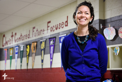 Principal Julieane Cook at St. Martini Lutheran School on Tuesday, Nov. 14, 2017, in Milwaukee. LCMS Communications/Erik M. Lunsford