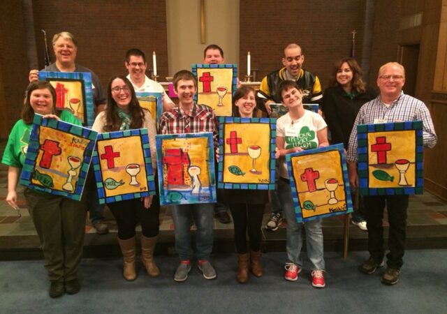 Celebrate All Abilities Now (CAAN) participants at Lord of Life Lutheran Church in Chesterfield, MO. Used with permission