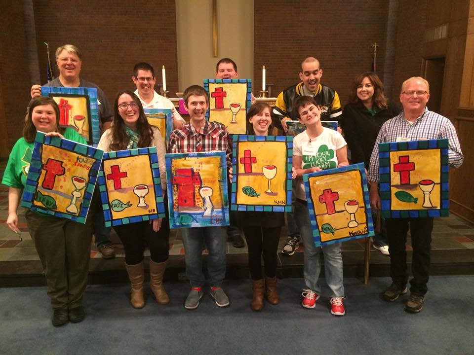 Celebrate All Abilities Now (CAAN) participants at Lord of Life Lutheran Church in Chesterfield, MO. Used with permission