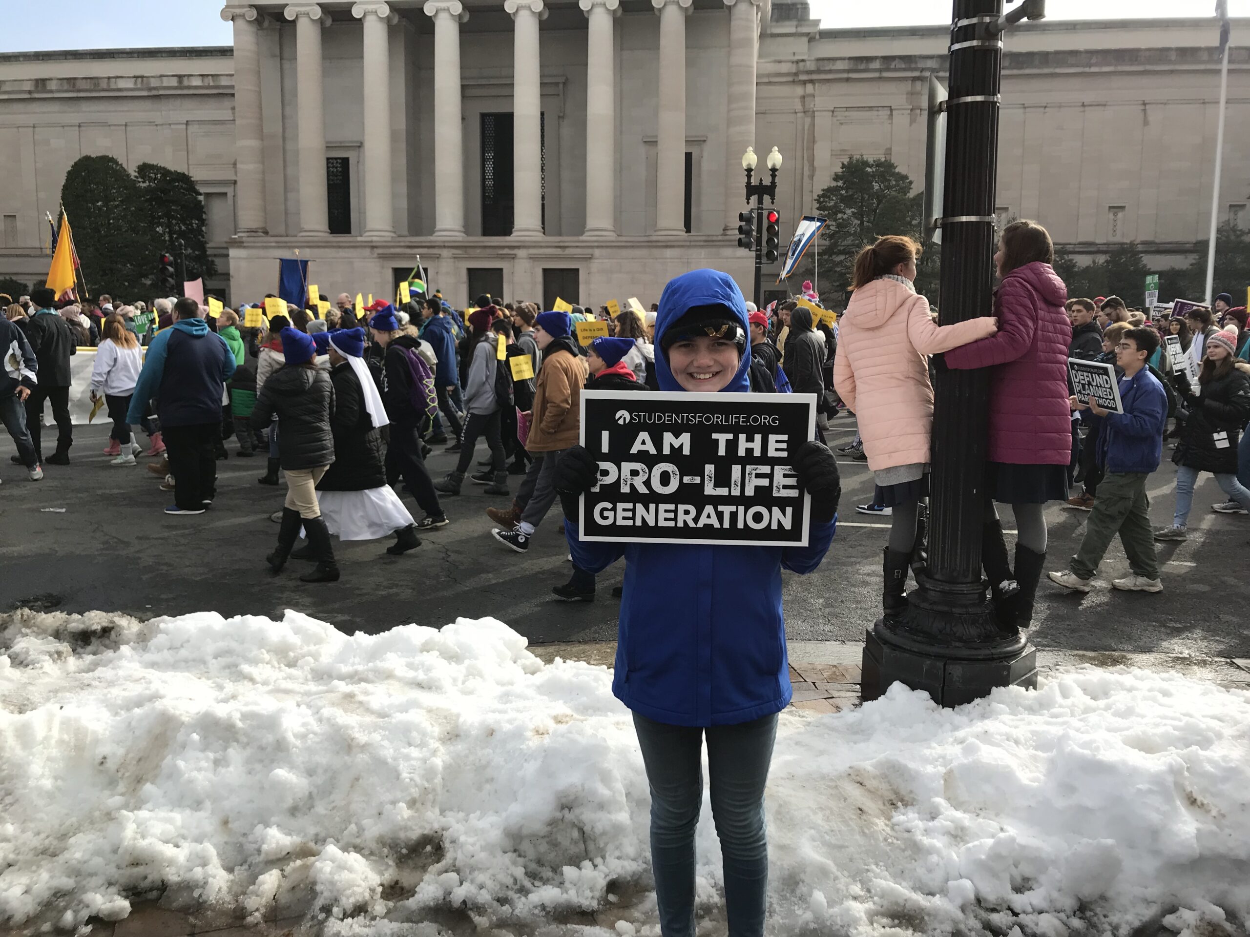American Heritage Girls at the March for Life