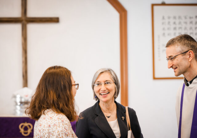 Worship at Salvation Lutheran Church in Chiayi City, Taiwan