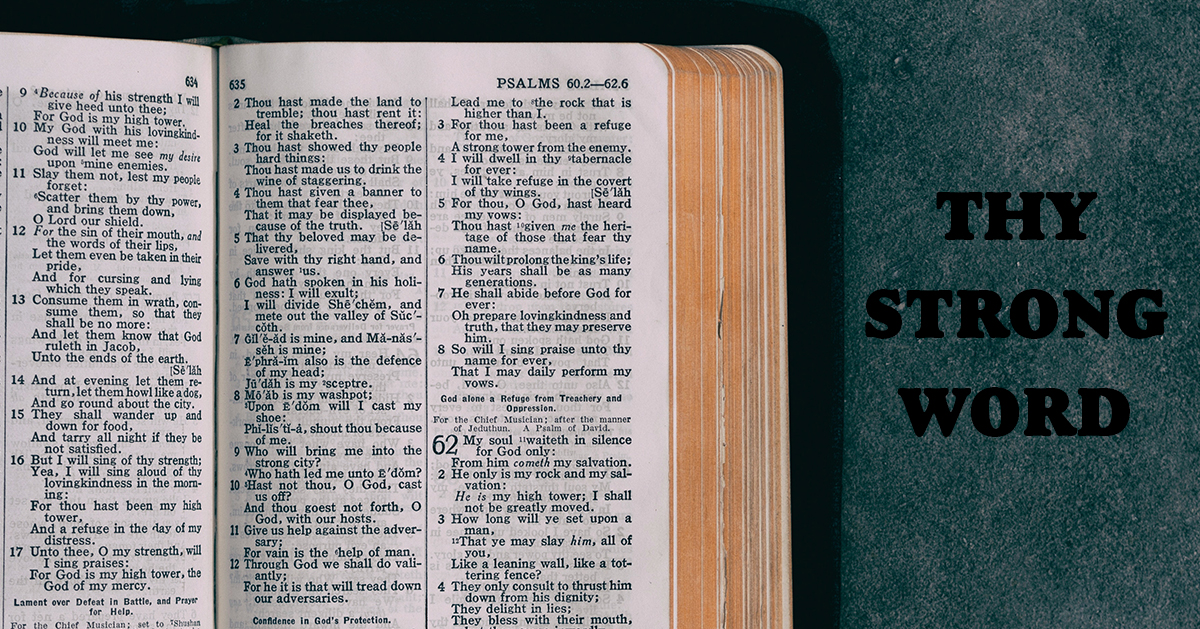 AJ Espinosa Thy Strong Word