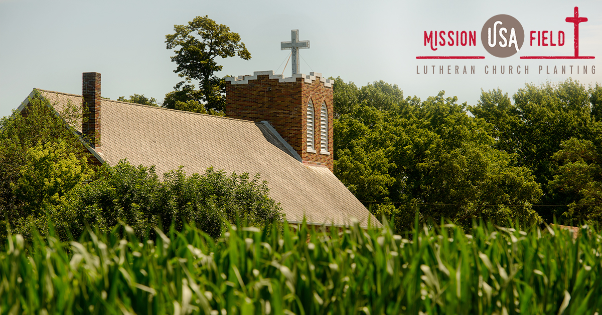 Exterior of Zion Evangelical Lutheran Church, Lu Verne, Iowa, on Sunday, July 9, 2017, in Iowa. LCMS Communications/Erik M. Lunsford