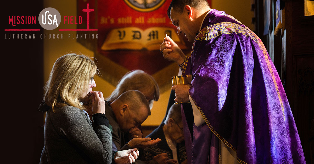 Worship at Risen Savior Lutheran Church on Sunday, March 31, 2019, in Basehor, Kan. LCMS Communications/Erik M. Lunsford