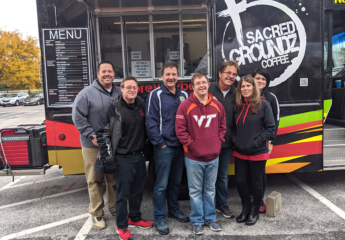 Crew and volunteers of Sacred Groundz.