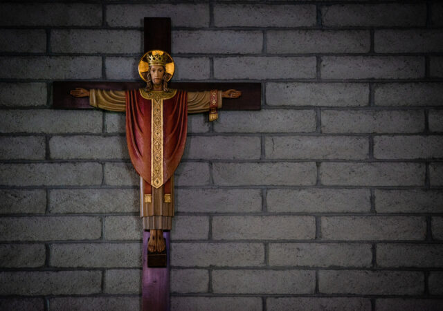 A crucifix at First Good Shepherd Lutheran Church, Las Vegas, on Wednesday, Nov. 28, 2018. LCMS Communications/Erik M. Lunsford