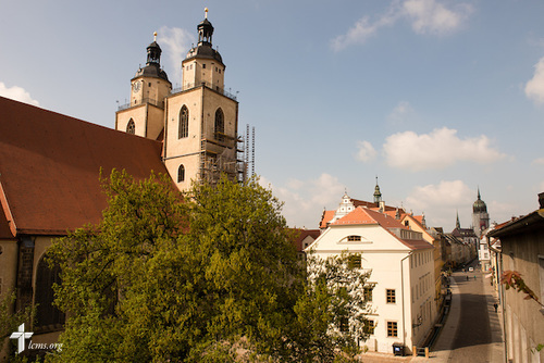 The International Lutheran Center at the Old Latin School on Sunday, May 3, 2015, in Wittenberg, Germany. The building is the culmination of the joint effort by the LCMS, the Independent Evangelical Lutheran Church (SELK), and the International Lutheran Society of Wittenberg (ILSW), to establish a distinctly Lutheran presence in the very cradle of the Reformation. LCMS Communications/Erik M. Lunsford
